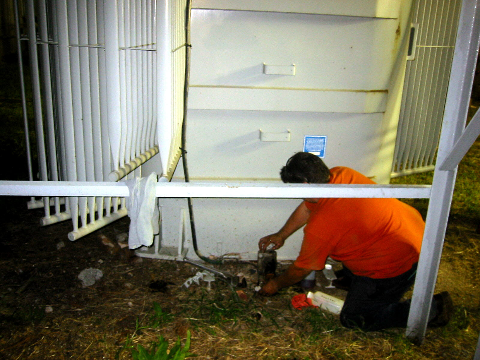 Drawing an Oil Sample from a transformer on site